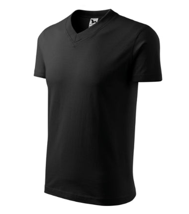 1021213 - V-neck tricou unisex gri închis S