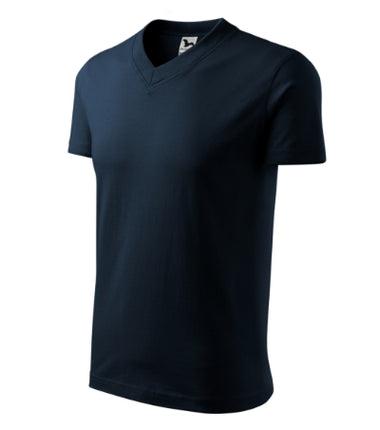 1021213 - V-neck tricou unisex gri închis S