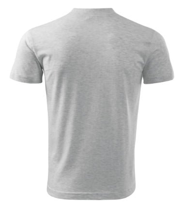 1021213 - V-neck tricou unisex gri închis S