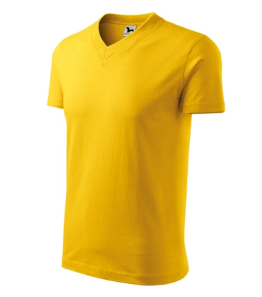 1021213 - V-neck tricou unisex gri închis S