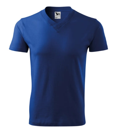 1021213 - V-neck tricou unisex gri închis S
