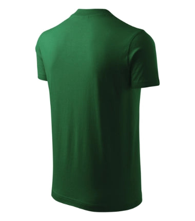 1021213 - V-neck tricou unisex gri închis S
