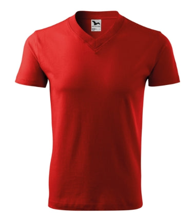 1021213 - V-neck tricou unisex gri închis S