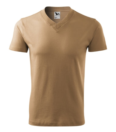 1021213 - V-neck tricou unisex gri închis S