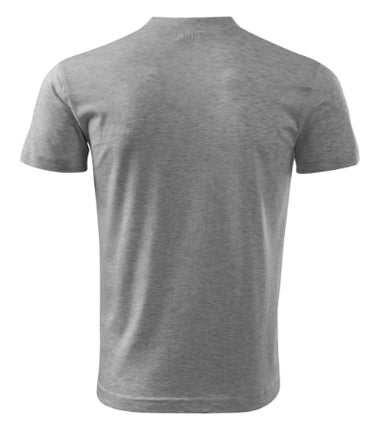 1021213 - V-neck tricou unisex gri închis S