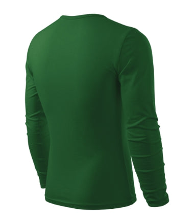 1190613 - Fit-T LS tricou pentru bărbaţi verde sticlă S