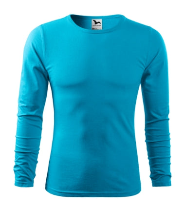 1190613 - Fit-T LS tricou pentru bărbaţi verde sticlă S