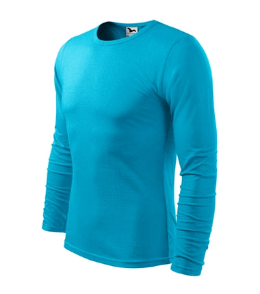 1190613 - Fit-T LS tricou pentru bărbaţi verde sticlă S