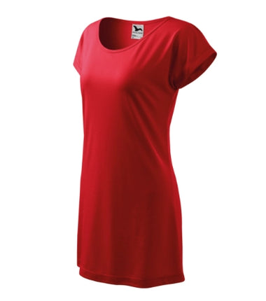 1233612 - Love tricou/rochie pentru damă gri metalic XS