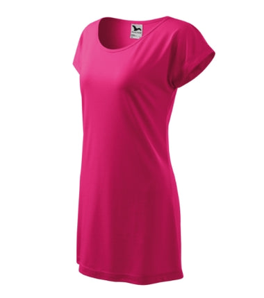 1233612 - Love tricou/rochie pentru damă gri metalic XS
