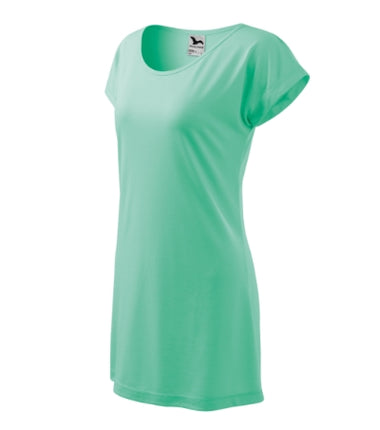 1233612 - Love tricou/rochie pentru damă gri metalic XS