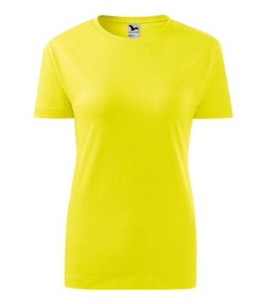 1330412 - Classic New tricou pentru damă galben XS