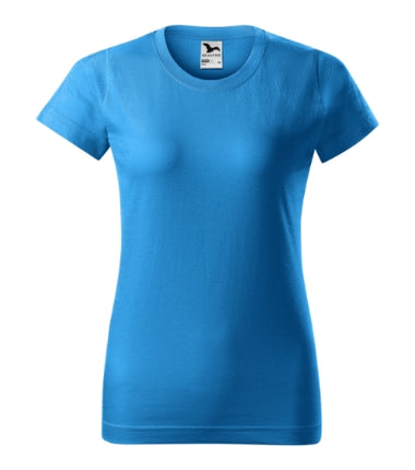 1349312 - Basic tricou pentru damă albastru petrol XS