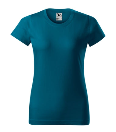 1349312 - Basic tricou pentru damă albastru petrol XS