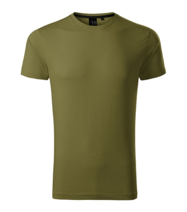 153A313 - Exclusive tricou pentru bărbaţi avocado green S