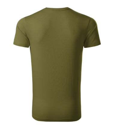 153A313 - Exclusive tricou pentru bărbaţi avocado green S