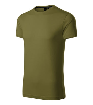 153A313 - Exclusive tricou pentru bărbaţi avocado green S