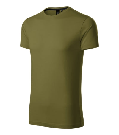 153A313 - Exclusive tricou pentru bărbaţi avocado green S