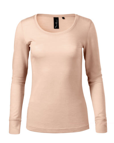 1600113 - Merino Rise LS tricou pentru damă negru S