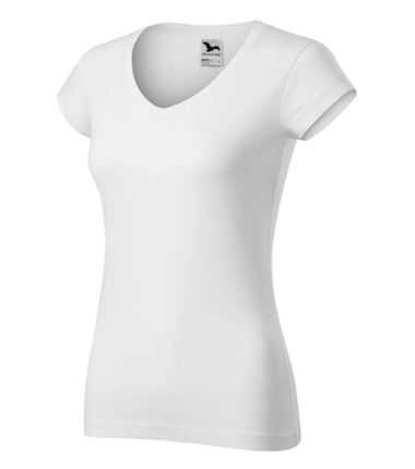 1626012 - Fit V-neck tricou pentru damă denim XS