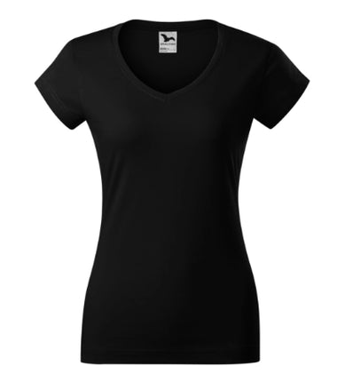 1626012 - Fit V-neck tricou pentru damă denim XS