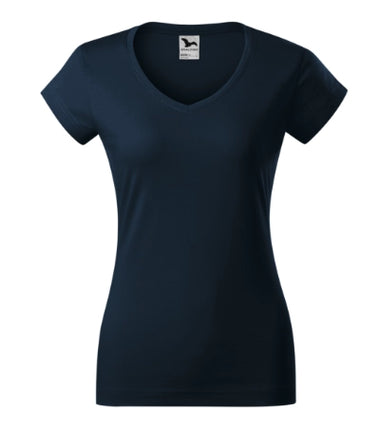 1626012 - Fit V-neck tricou pentru damă denim XS