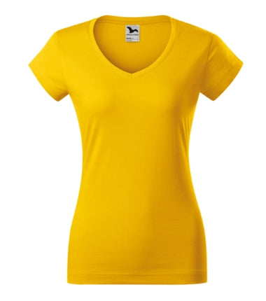 1626012 - Fit V-neck tricou pentru damă denim XS