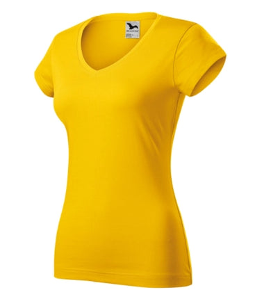 1626012 - Fit V-neck tricou pentru damă denim XS