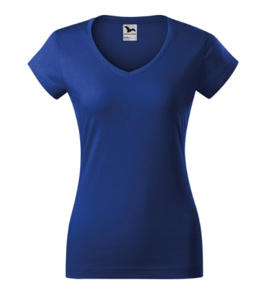 1626012 - Fit V-neck tricou pentru damă denim XS