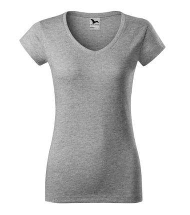 1626012 - Fit V-neck tricou pentru damă denim XS