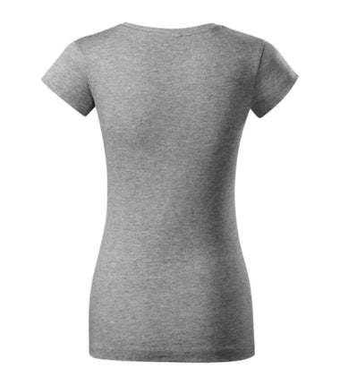 1626012 - Fit V-neck tricou pentru damă denim XS