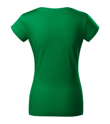 1626012 - Fit V-neck tricou pentru damă denim XS