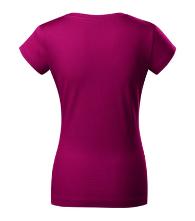 1626012 - Fit V-neck tricou pentru damă denim XS