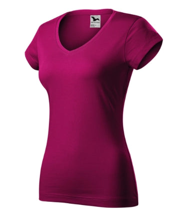 1626012 - Fit V-neck tricou pentru damă denim XS