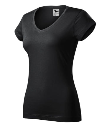 1626012 - Fit V-neck tricou pentru damă denim XS
