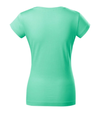 1626012 - Fit V-neck tricou pentru damă denim XS