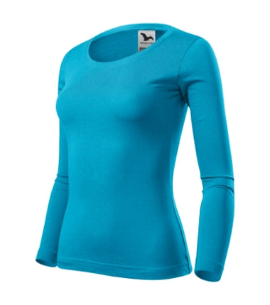1694412 - Fit-T LS tricou pentru damă turcoaz XS