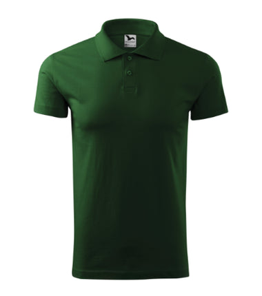 2023913 - Single J. tricou polo pentru bărbaţi verde iarbă S