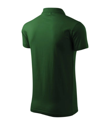 2023913 - Single J. tricou polo pentru bărbaţi verde iarbă S