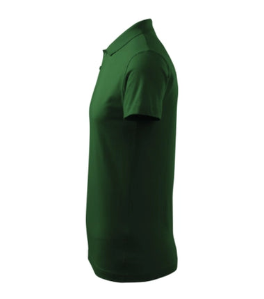 2023913 - Single J. tricou polo pentru bărbaţi verde iarbă S