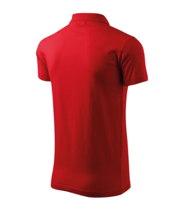 2023913 - Single J. tricou polo pentru bărbaţi verde iarbă S