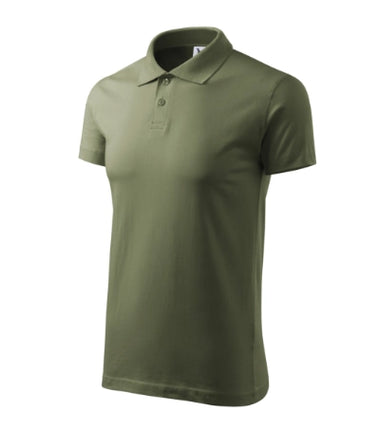 2023913 - Single J. tricou polo pentru bărbaţi verde iarbă S