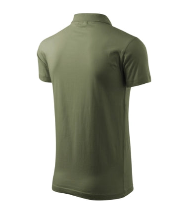 2023913 - Single J. tricou polo pentru bărbaţi verde iarbă S