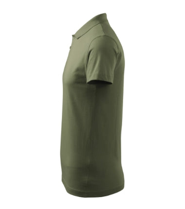 2023913 - Single J. tricou polo pentru bărbaţi verde iarbă S