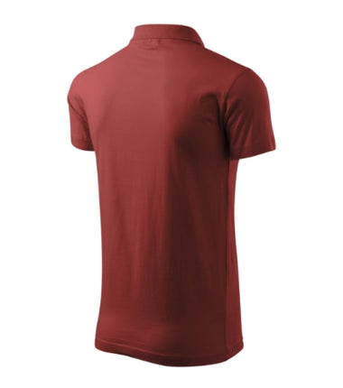 2023913 - Single J. tricou polo pentru bărbaţi verde iarbă S