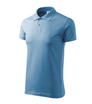 2023913 - Single J. tricou polo pentru bărbaţi verde iarbă S
