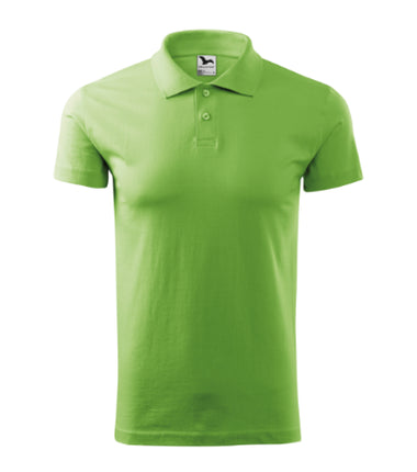 2023913 - Single J. tricou polo pentru bărbaţi verde iarbă S