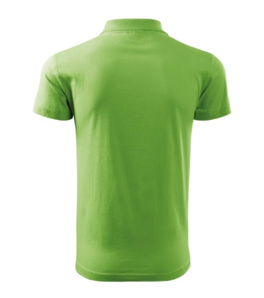 2023913 - Single J. tricou polo pentru bărbaţi verde iarbă S