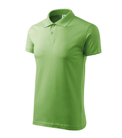 2023913 - Single J. tricou polo pentru bărbaţi verde iarbă S
