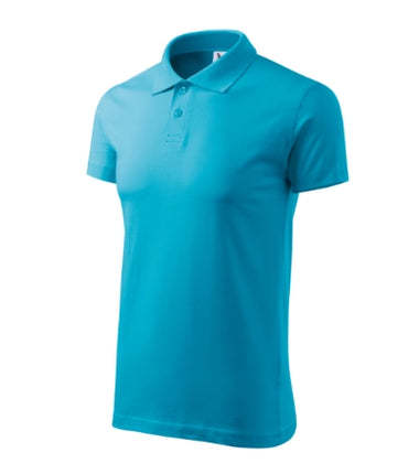 2023913 - Single J. tricou polo pentru bărbaţi verde iarbă S